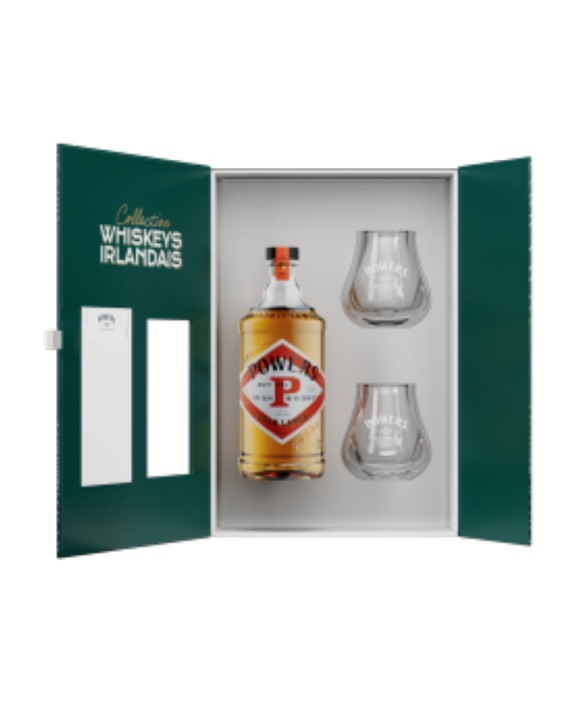 Powers Gold Label + 2 verres 70cl 43%