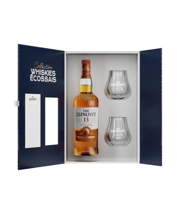 Coffret The Glenlivet 13 Jahre First Fill + 2 Gläser 70cl 40%