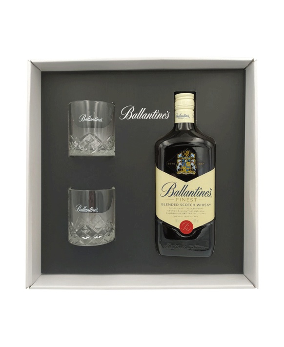 Ballantine's Geschenkset + 2 Gläser 70cl 40%