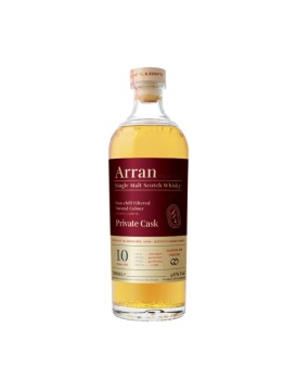 ARRAN 10 ans 2012 Peated First Fill Bourbon Barrel Single Cask 70cl 58,%