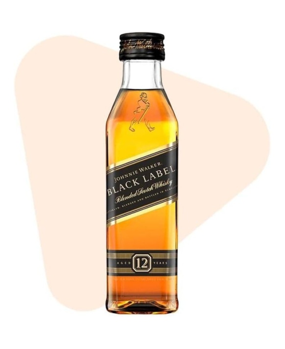 Whisky Johnnie Walker Black Label 12 Ans Mignonettes 40% 5cl