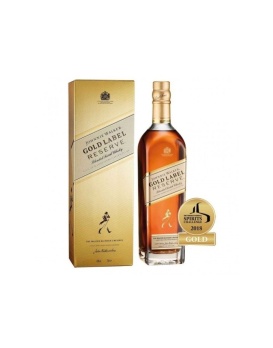Whisky Johnnie Walker Gold Label Reserve Bouteille Sous Étui 40% 70cl
