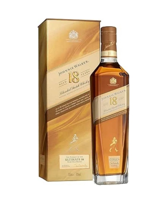 Whisky Johnnie Walker 18 Ans Bouteille Sous Étui 40% 70cl