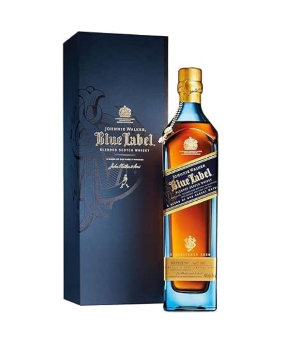 Whisky Johnnie Walker Blue Label Flasche im Etui 40% 70cl