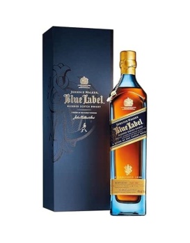 Whisky Johnnie Walker Blue Label Bouteille Sous Étui 40% 70cl