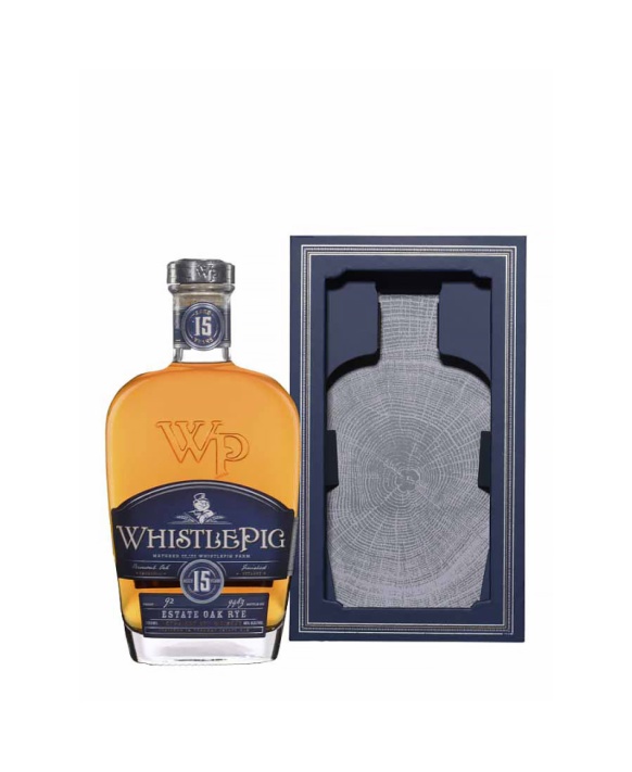 Whisky Whistle Pig Flasche im Etui 15 Jahre 70cl 46%