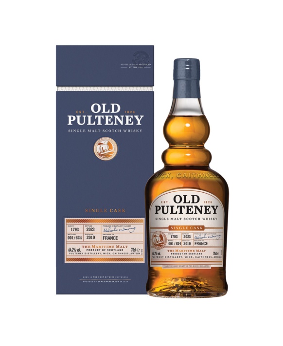 Whisky OLD PULTENEY 13 Jahre 2010 Einzelfass Sherry 70cl 64,2%