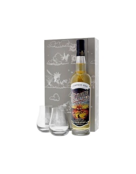 Whisky THE PEAT MONSTER Coffret 2 Gläser 70cl 46%