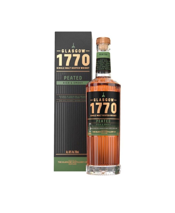 Whisky Glasgow 1770 Peated Sous Étui 70cl 46%