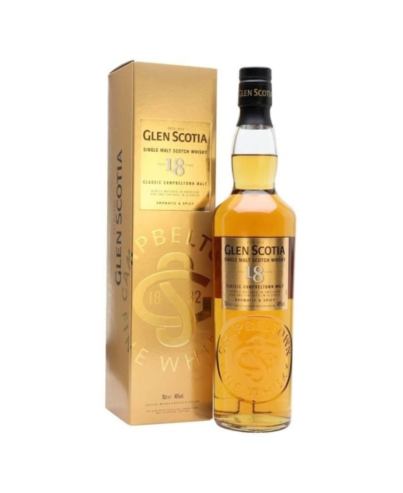 Glen Scotia 18 Years Old Whisky im Karton 70cl 46%