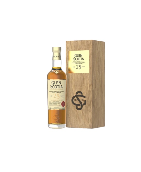 Glen Scotia Whisky 25 Jahre alt in Holzkiste 70cl 48,8%