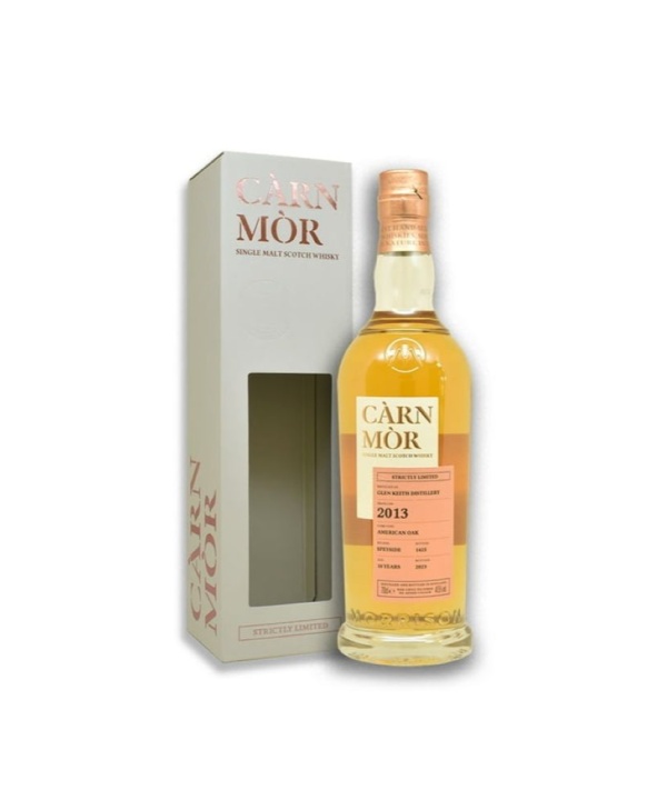 Whisky Càrn Mòr Glen Keith 10 Ans 2013 Sous Étui 70cl 47,5%