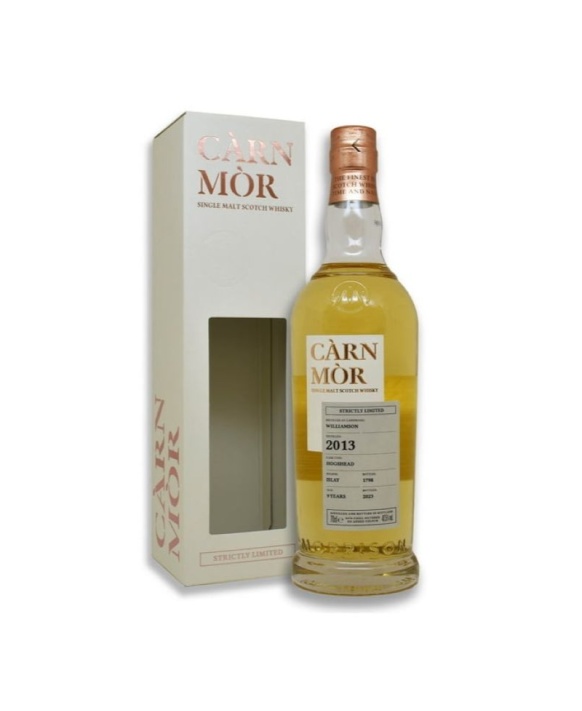 Whisky Càrn Mòr Williamson 9 Ans 2013 Peated Hogshead Sous Étui 70cl 47,5%