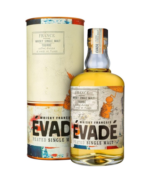 Whisky Évadé Single Malt Tourbé Sous Étui 70cl 43%