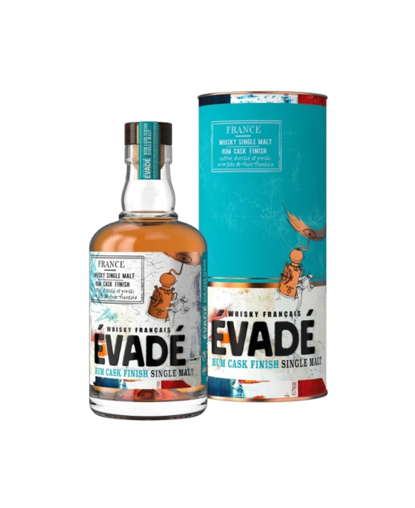 Whisky Évadé Single Malt Rum Cask Finish Sous Étui 70cl 43%