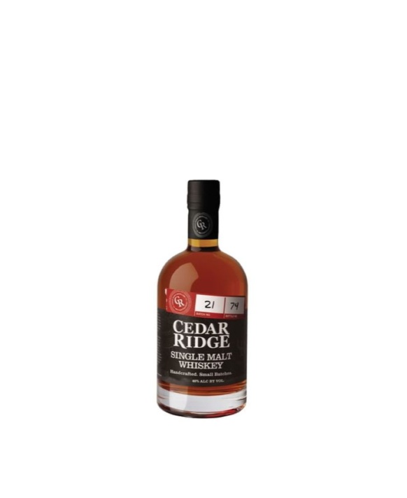 Whisky Cedar Ridge Single Malt Whiskey 70cl 40%