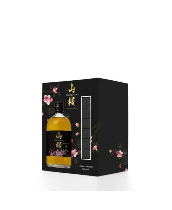 Whisky Coffret Yamazakura Blend (50Cl) + 6 Pierres À Whisky 50cl 40%