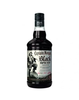 Rhum Captain Morgan Black Gewürzt Flasche Neues Design 40% 70cl