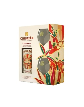 Rum Box Cihuatán Cinabrio 12 Jahre (70Cl) + 2 Gläser 70cl 40%