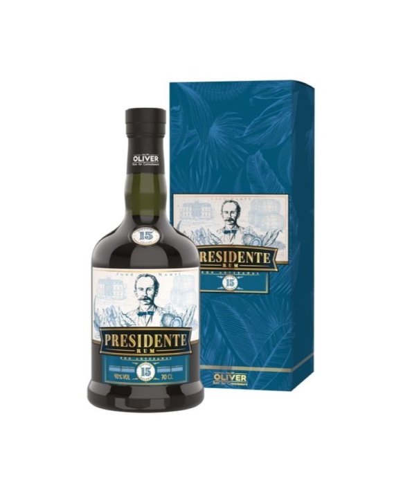 Rhum Presidente 15 Sous Étui 70cl 40%