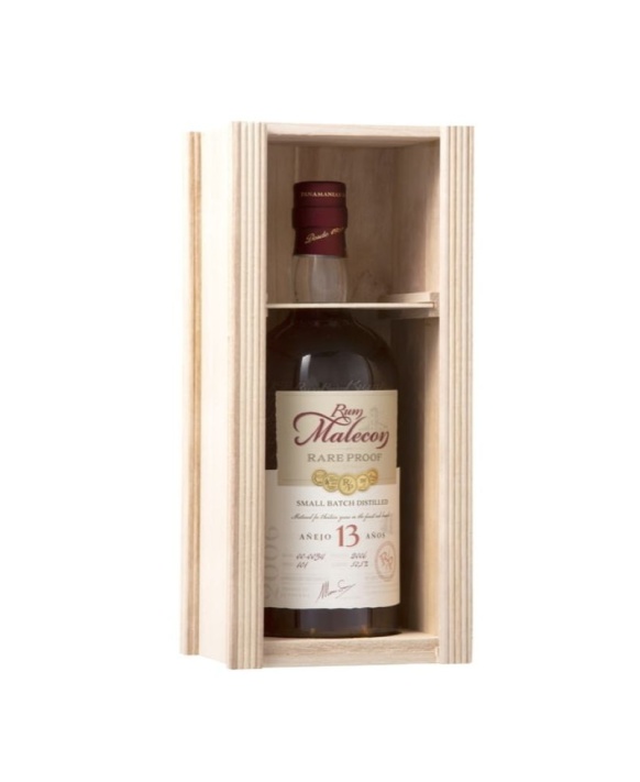 Rhum Malecon Rare Proof 13 Ans Sous Coffret Bois 70cl 50,5%