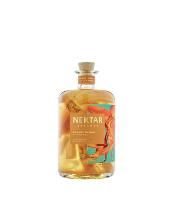 Rhum Nektar Arrangé Banane Ananas & Caramel 70cl 28%