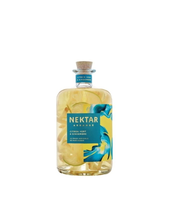 Rhum Nektar Arrangé Citron Vert & Gingembre 70cl 28%