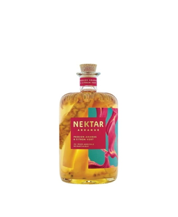 Rhum Nektar Arrangé Passion Ananas & Citron Vert 70cl 28%