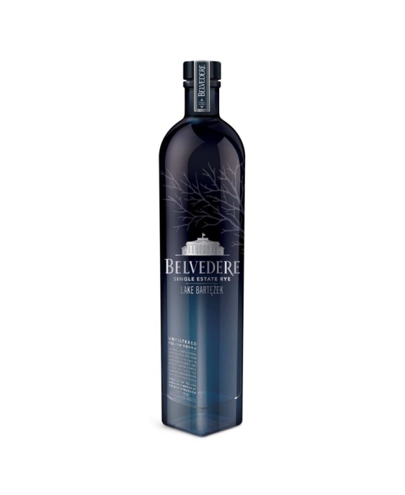 Vodka Belvedere Lake Bartezek bouteille 40% 70cl