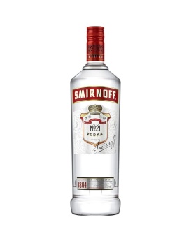 Vodka Smirnoff 21 Red Liter 37,5% 100cl