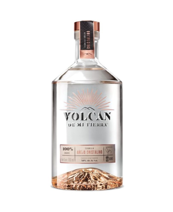 Tequila Volcan Bouteille Lumineuse Cristalino 70cl 40%