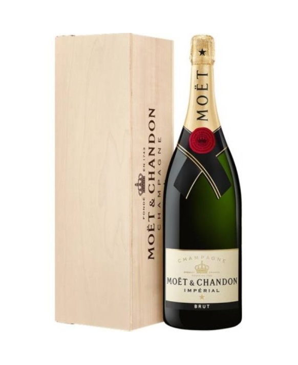 Champagne Moet & Chandon Imperial Jéroboam Sous Coffret Bois 12% 300cl