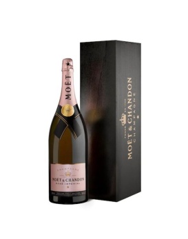 Champagne Moet & Chandon Rose Imperial Jéroboam Sous Coffret Bois 12% 300cl