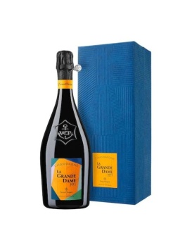 Champagner Veuve Clicquot La Grande Dame Blanc 2015 Flasche im Paola Paronetto Koffer 12,5% 75cl
