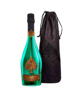 Champagner Armand de Brignac Brut Green Flasche im Beutel 12,5% 75cl
