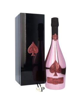Champagne Armand de Brignac Rose Bouteille sous caisse bois 12.5% 75cl
