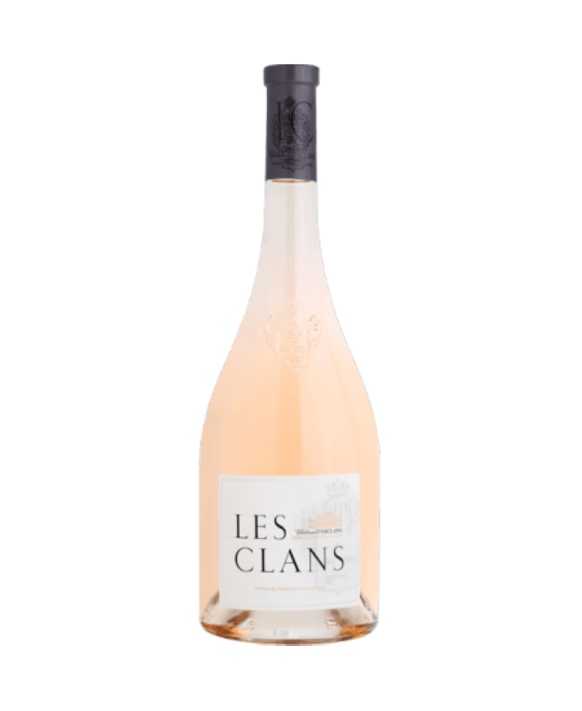 Les Clans Rosé Cave Esclans 2022 avec Caisse Bois 75cl 14%