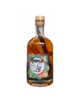 Arrangierter Rum Mama Sama Ananas Viktoria & Vanille 70 cl 32%.