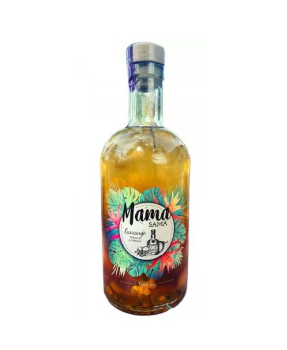 Arrangierter Rum Mama Sama Sama Maracuja & Mango 70 cl 32%.