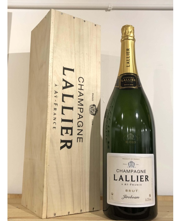 Champagne Lallier Réflexion Series R.015 Holzkiste mit 1 Jeroboam 3l 12,5%