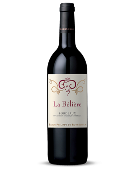 Vin Baron Philippe de Rothschild La Bélière Bordeaux rouge AOC Bordeaux 2021 75cl 13,5%