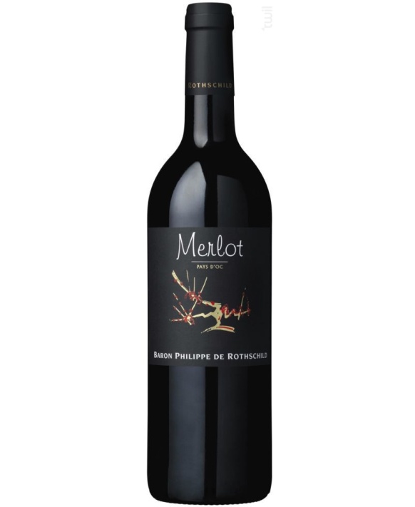 Vin Baron Philippe de Rothschild Vin de Cépages Merlot Vin de Pays d'Oc 2021 75cl 14%