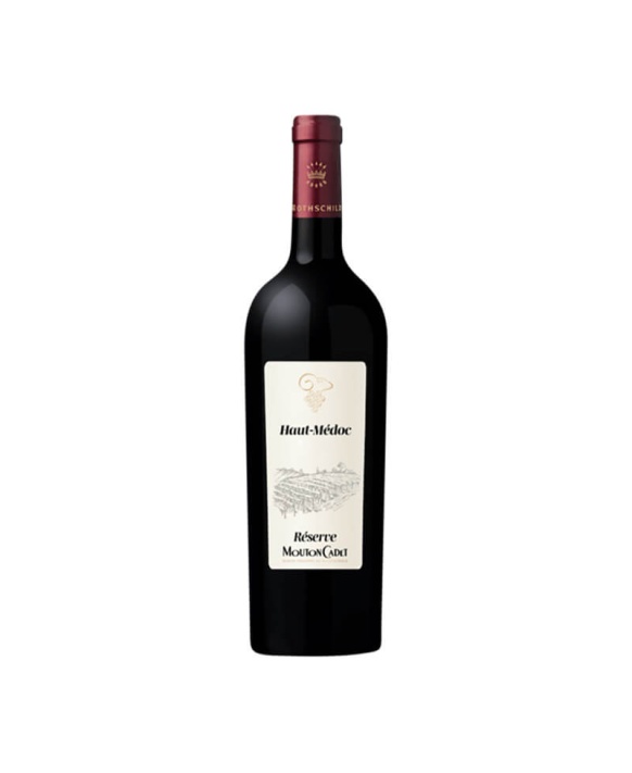 Vin Baron Philippe de Rothschild Réserve Mouton Cadet AOC Haut Médoc 2020 75cl 12,5%