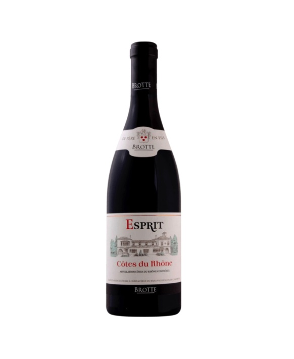 Esprit Rotwein, AOC Côtes de Rhône 2021 75cl 14%