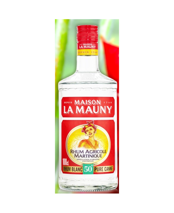 Rhum Maison La Mauny Rhum Blanc Agricole 1l 50%