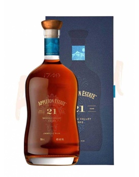 Rhum Appleton Estate 21 ans Nassau Valley Casks coffret 70cl 43%