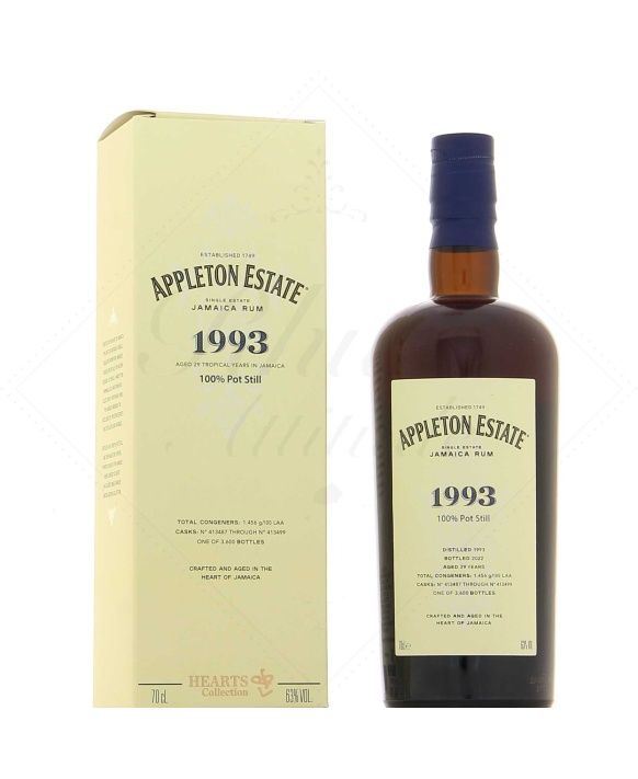 Rum Appleton Hearts Collection 1993 Karton 70cl 63%