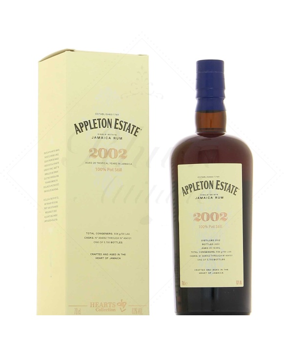 Rhum Appleton Hearts Collection 2002 Etui 70cl 63%