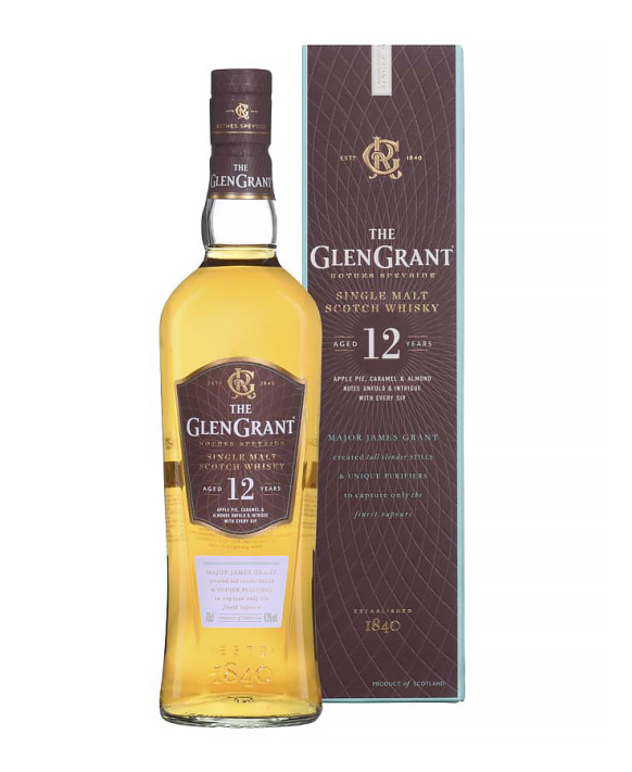 The Glen Grant - Single Malt Scotch Whisky - Speyside 12 ans Etui 70cl 43%