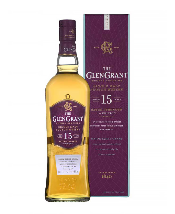 The Glen Grant - Single Malt Scotch Whisky - Speyside 15 ans Etui 70cl 50%